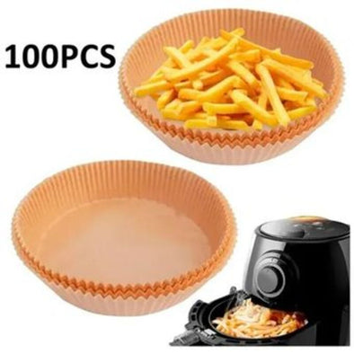 Papel Encerado Para Olla Freidora De Aire Air Fryer X 100
