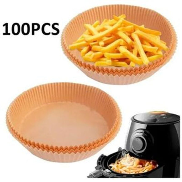 Papel Encerado Para Olla Freidora De Aire Air Fryer X 100