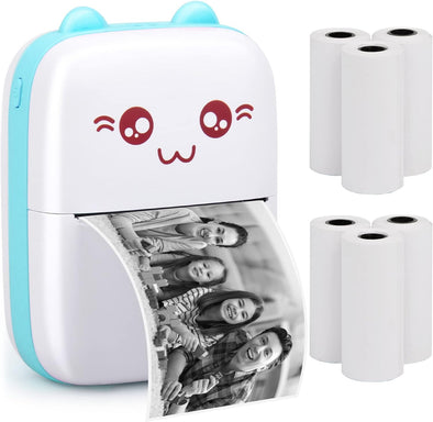 Mini Impresora Térmica Portátil Compatible Con Bluetooth Usb