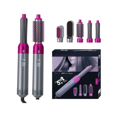 Cepillo Electrico Secador Pelo 5 En 1 Accesorios Intercambia