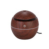 Difusor De Aroma Usb 130ml Ultrasonico Humidificador Redondo