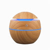 Difusor De Aroma Usb 130ml Ultrasonico Humidificador Redondo