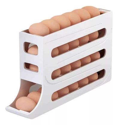 Dispensador Organizador De Huevos 4 Niveles Nevera Cocina
