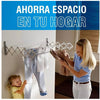 Tendedero De Ropa Plegable Metalico 80 Cm X 1 Metro