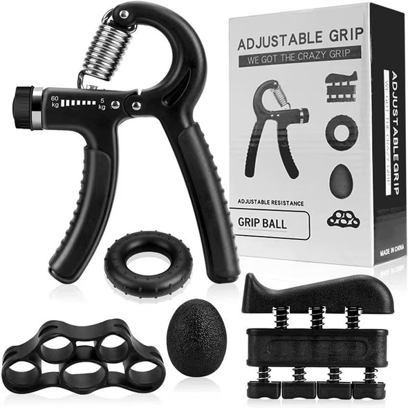 Set Hand Grip Ejercitador y Fortalecedor de Mano y Brazo
