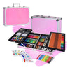 Kit/set De Arte Dibujo Maletin Metalico 145 Piezas Niños