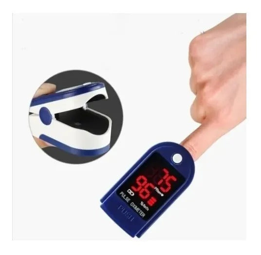 Oxímetro de Pulso Digital LED de Dedo Pulsómetro