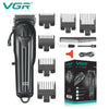 Peluquera Inalambrica Profesional Vgr 282 negra con Pantalla LED