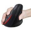 Mouse vertical inalámbrico recargable Weibo WB-881 negro