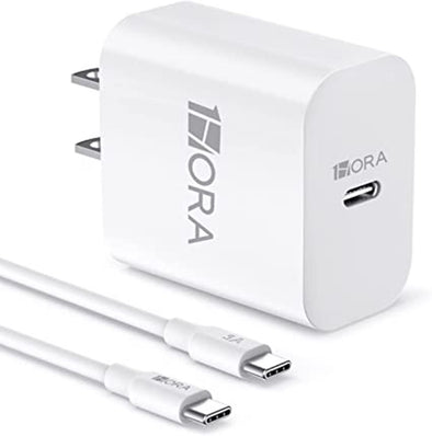 Turbo Cargador Tipo C Celular Carga rapida 20w 1hora