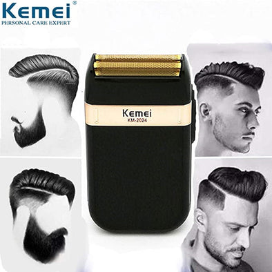 Máquina Afeitadora Shaver Kemei Km-2024 Negra 100v/240v
