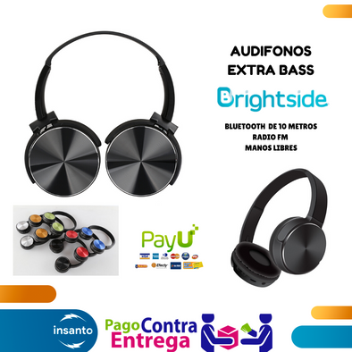 Audifono Over-ear Brigthside Tipo Extra Bass