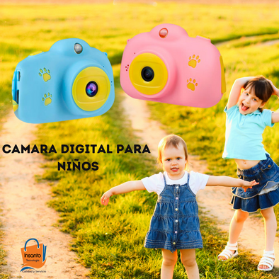 Cámara Digital Para Niños Y Niñas Foto-video  Huellitas