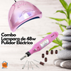 Combo Lampara para Uñas de 48w mas pulidor Dril de Uñas Electrico