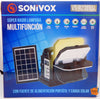 Kit Solar Sonivox Radio con Linterna y Bluetooth y Usb +con  4 bombillos y panel solar.