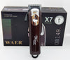 Peluquera Inalambrica Waer X7 y Patillera Vgr Buda 085