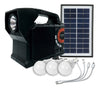 Kit Solar Sonivox Radio con Linterna y Bluetooth y Usb +con  4 bombillos y panel solar.