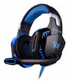 Audífonos Gamer Kotion G2000  Azul, Naranja y Roja Con Luz Led