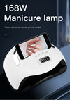 Lámpara De Uñas Led/Uv 168w Con Soporte Para Celular