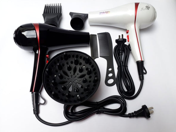 Secador de Cabello Semi Pro,en combo con 5 accesorios
