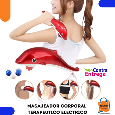 libera el Estrés con Masajeador Electrico Corporal Tipo Delfin 3 Copas