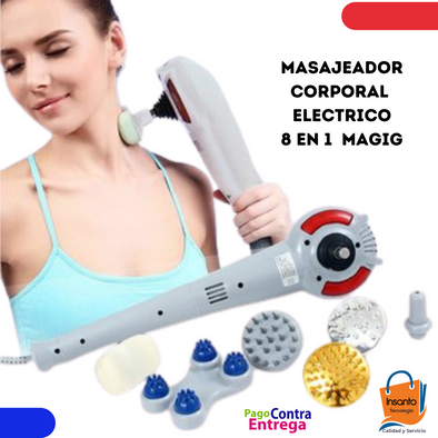 Masajeador Eléctrico Magic Massager 8 en1 Profesional