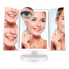 Ideal de Maquillaje Espejo Plegable de 22 LED con 3 tipos de Aumento
