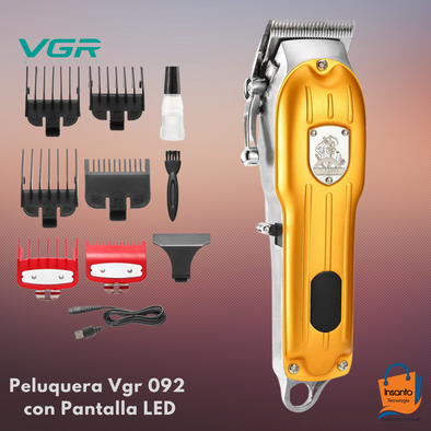 Maquina De Peluqueria Inalámbrica Profesional Vgr V-092