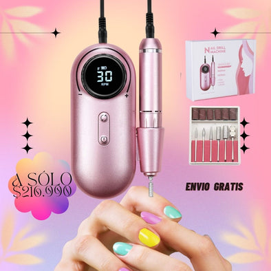 Pulidor De Uñas Portatil Recargable Inalambrico Manicura
