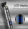 Patillera Profesional Plateada Recargable Vgr 228 con pantalla LED